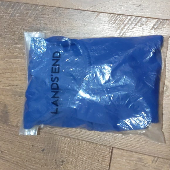 NEW! Lands End Girls Swim Coverup Dress in Royal Indigo with UPF, size M (5/6) - Picture 6 of 7